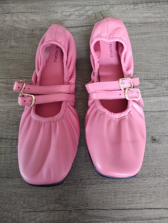 Free People Shoes - Free People Gemini Ballet Flats Womens 9 Pink Watermelon